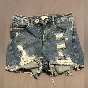 Blue Savvy Denim Booty Shorts!